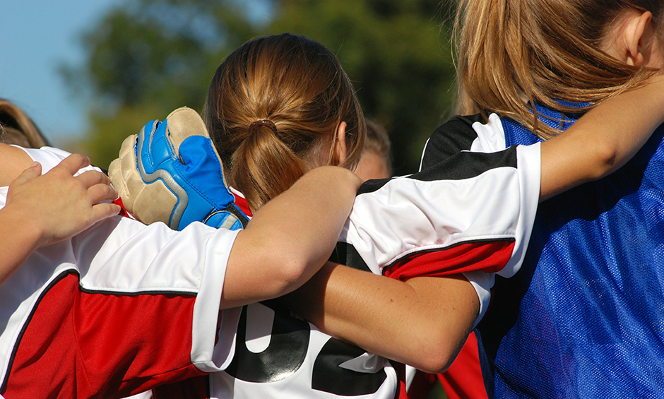 Coaching youth soccer team